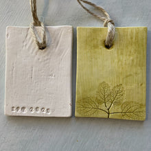 Load image into Gallery viewer, Handmade Mint Clay Ornament