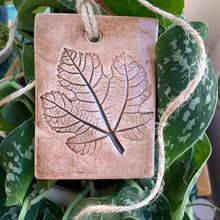 Load image into Gallery viewer, Handmade Fig Leaf Clay Ornament
