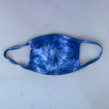 Load image into Gallery viewer, Indigo Tie-Dye Face Mask