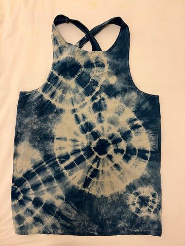 Hand-Dyed Japanese-Style Crossback Apron