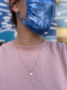 Indigo Tie-Dye Face Mask