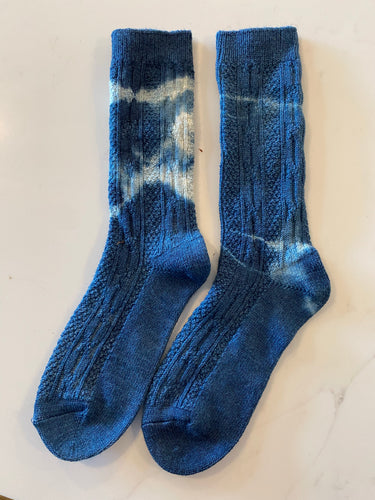 Garden-Dyed Wool Socks